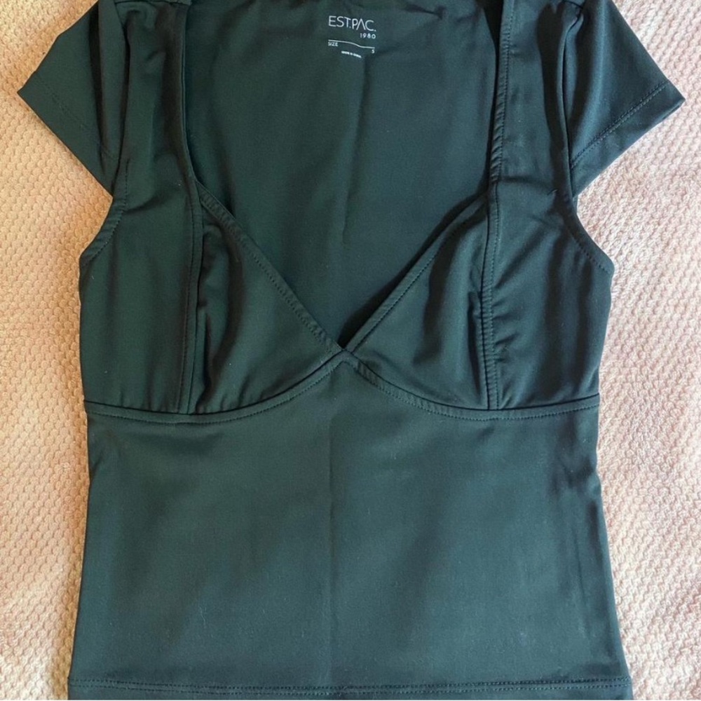 Pacsun Size Small Black NWOT “Sweetheart Corset” Top